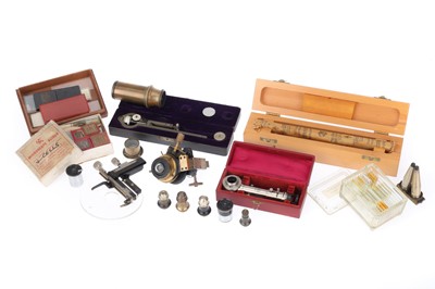 Lot 402 - Collection of Microscope Accessories