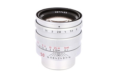 Lot 130 - A Leitz Summilux f/1.4 50mm Lens