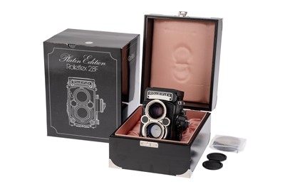 Lot 260 - A Rollei Rolleiflex 2.8F Platin Edition TLR Medium Format Camera