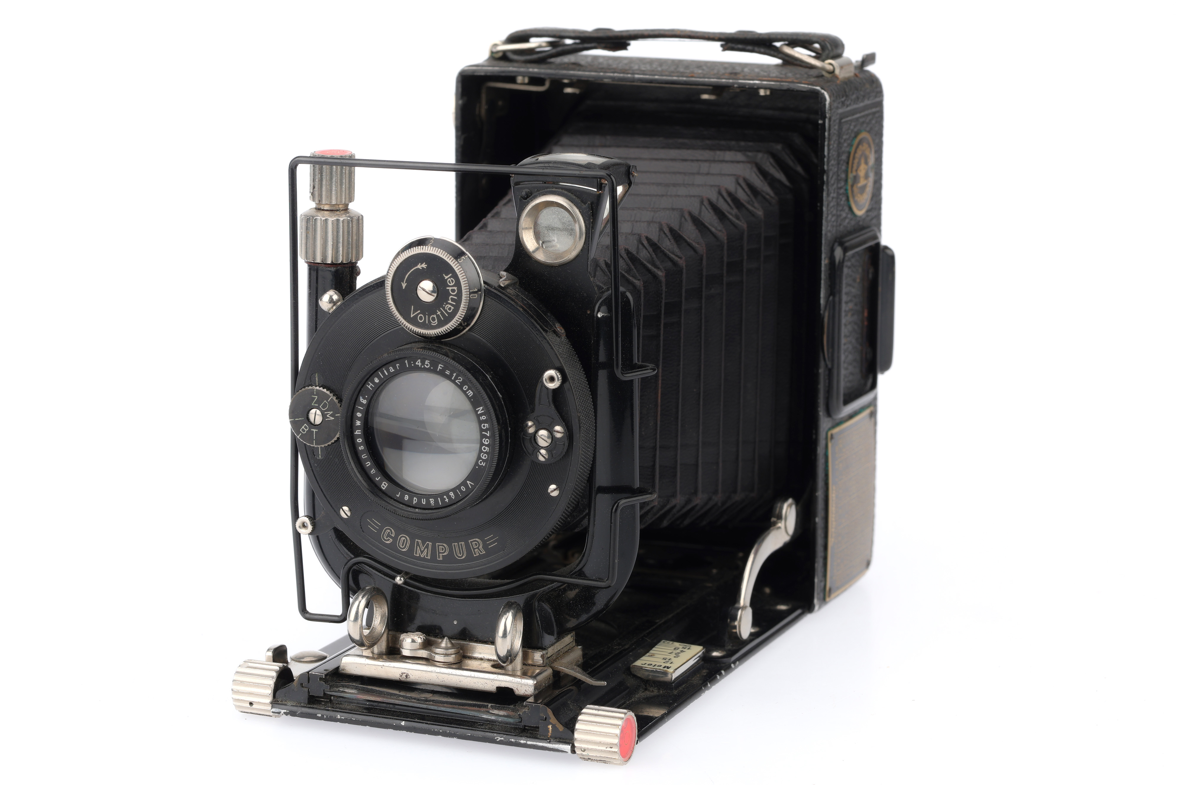 Lot 126 - A Voigtlander Bergheil 6.5x9cm Folding plate