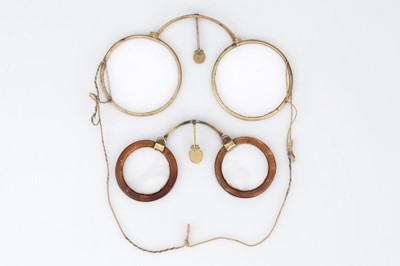 Lot 14 - Two Pairs of 18th Century Chinese Folding Spectacles