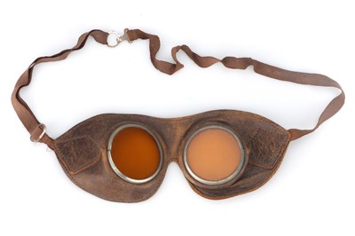 Lot 16 - Early/mid 20th Century Amber Lens Goggles