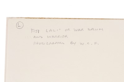 Lot 65 - Fiji Lali or War Drum & Warrior