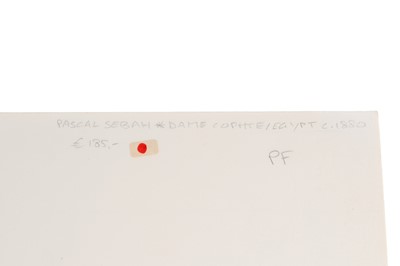 Lot 472 - Sébah, J Pascal, Dame-Cophte