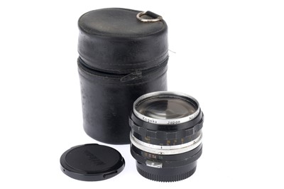 Lot 231 - A Nippon Kogaku Nikkor-H Ai f/3.5 2.8cm Prime Lens