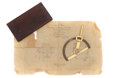 Lot 260 - 19th Century Swing Arm Protractor, Berge