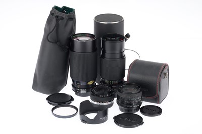 Lot 228 - A Mixed Selection of Camera Lenses