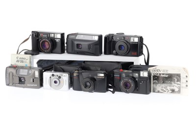 Lot 72 - A Selection of Compact Film Cameras