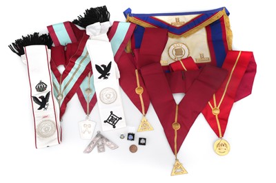 Lot 348 - A Selection of Masonic Regalia