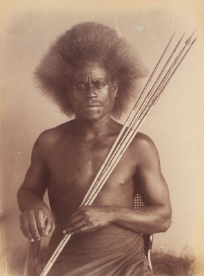 Lot 474 - Photographer Unknown, Fiji Warrior