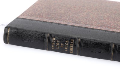 Lot 424 - Private Print, The Collector's Check List of Leica Cameras, Lenses & Accessories