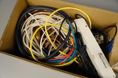 Lot 568 - A Collection of mixed Hi-Fi Cables