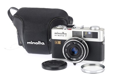 Lot 111 - A Minolta Hi-Matic F 35mm Rangefinder Camera