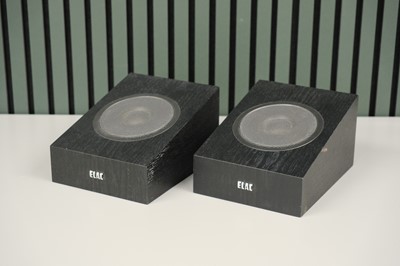 Lot 595 - A Pair of Elac DA42-BK Debut 2.0 Atmos Module Speakers A4.2