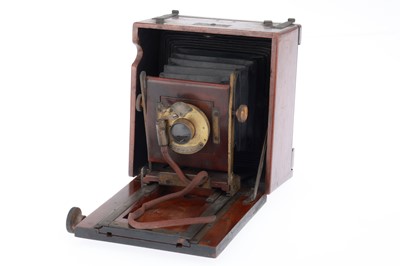 Lot 190 - A Small Wooden Hand and Stand Camera