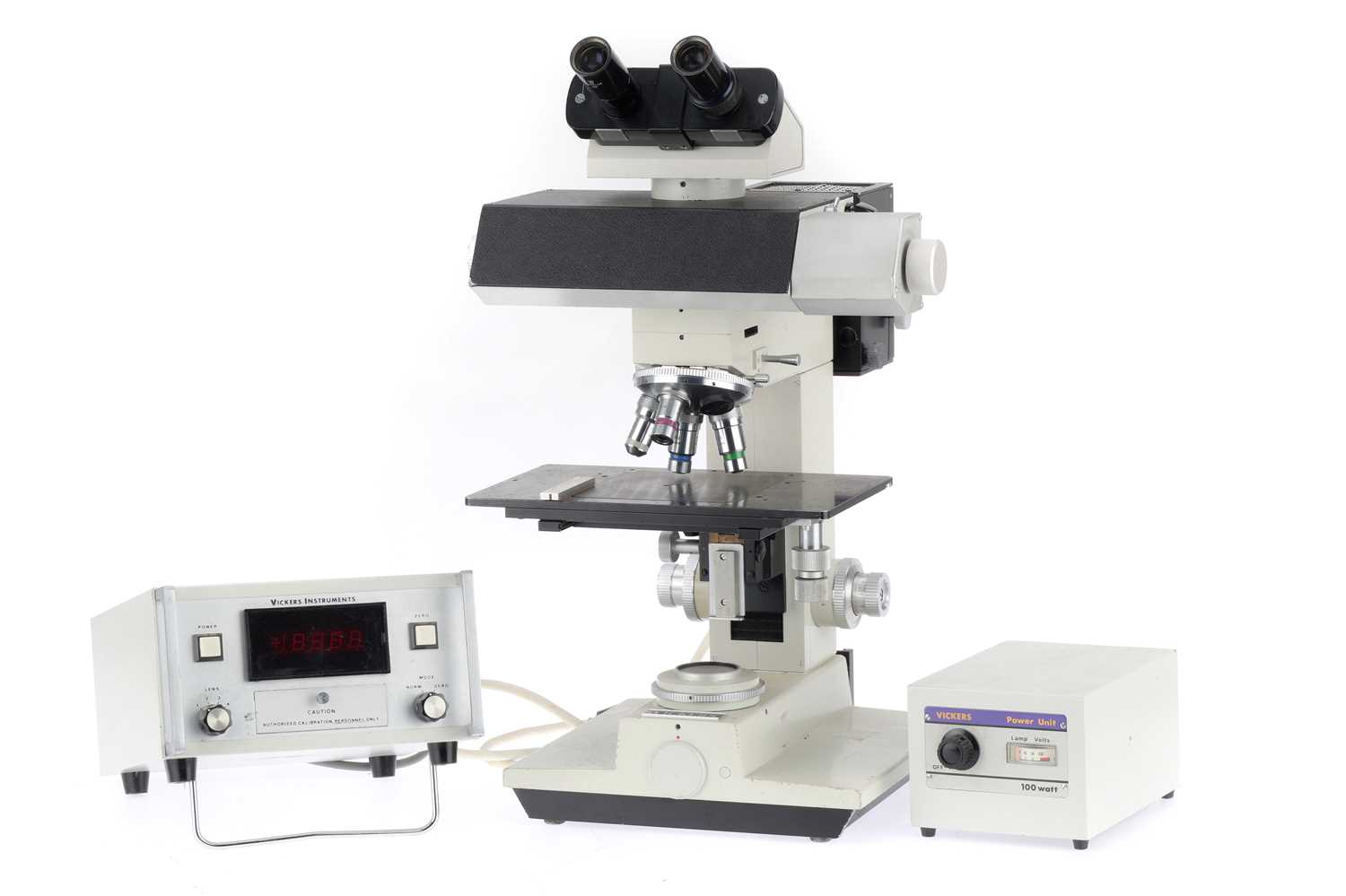 Lot 418 - Vickers Binocular Microscope,