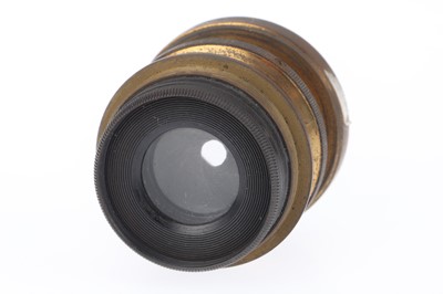 Lot 247 - A Beck Symmetrical f/8-f/45 Brass Lens