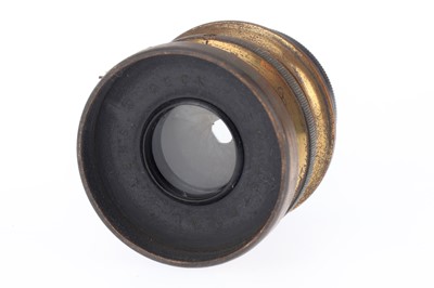 Lot 247 - A Beck Symmetrical f/8-f/45 Brass Lens