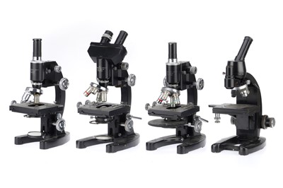 Lot 414 - Classic Microscopy, 4 Microscopes