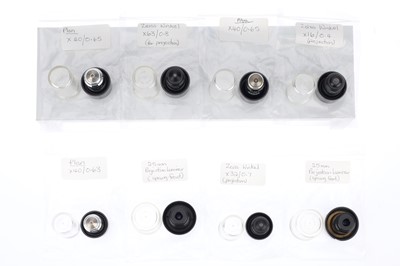 Lot 427 - A Collection of Microscope Objectives