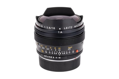 Lot 72 - A Leitz Fisheye-Elmarit-R f/2.8 16mm Lens