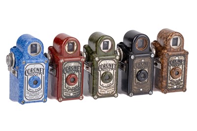 Lot 285 - A Set of Five Coronet Midget Cameras