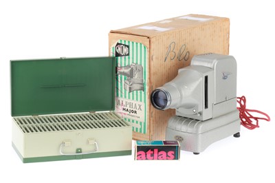 Lot 308 - A Medium Format Slide Projector and Slide Case