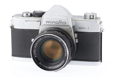 Lot 74 - A Minolta SR-1 35mm SLR Camera