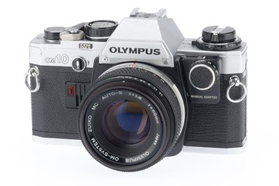 Lot 150 - An Olympus OM-10 35mm SLR Camera