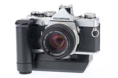 Lot 109 - An Olympus OM-1 35mm SLR Camera