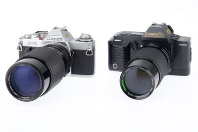 Lot 134 - A Pair of Canon 35mm SLR Cameras