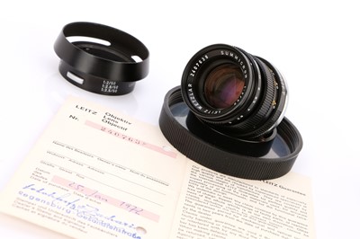 Lot 171 - A Leitz Summicron f/2 50mm Lens