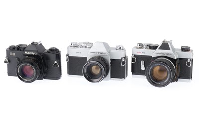 Lot 84 - A Group of Mamiya 35mm SLR Cameras