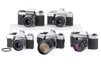 Lot 86 - A Selection of Praktica 35mm SLR Cameras