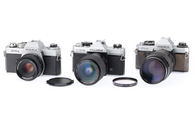 Lot 87 - A Selection of Yashica 35mm SLR Cameras