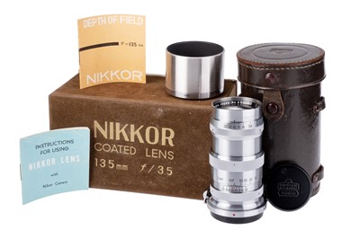 Lot 153 - A Nikon Nikkor-Q.C f/3.5 135mm Lens