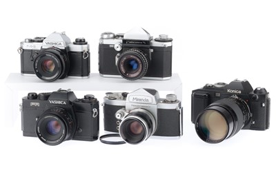 Lot 96 - A Group of 35mm SLR Cameras