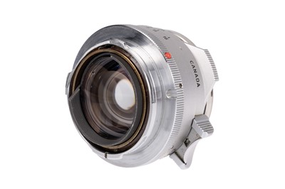 Lot 54 - A Leitz Summilux f/1.4 35mm 'Steel Rim' Lens