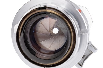 Lot 54 - A Leitz Summilux f/1.4 35mm 'Steel Rim' Lens