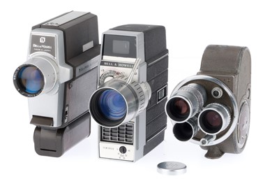 Lot 293 - A Group of Bell and Howell Cine Cameras