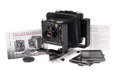 Lot 277 - A Linhof Technikardan 4x5" Large Format Monorail Camera