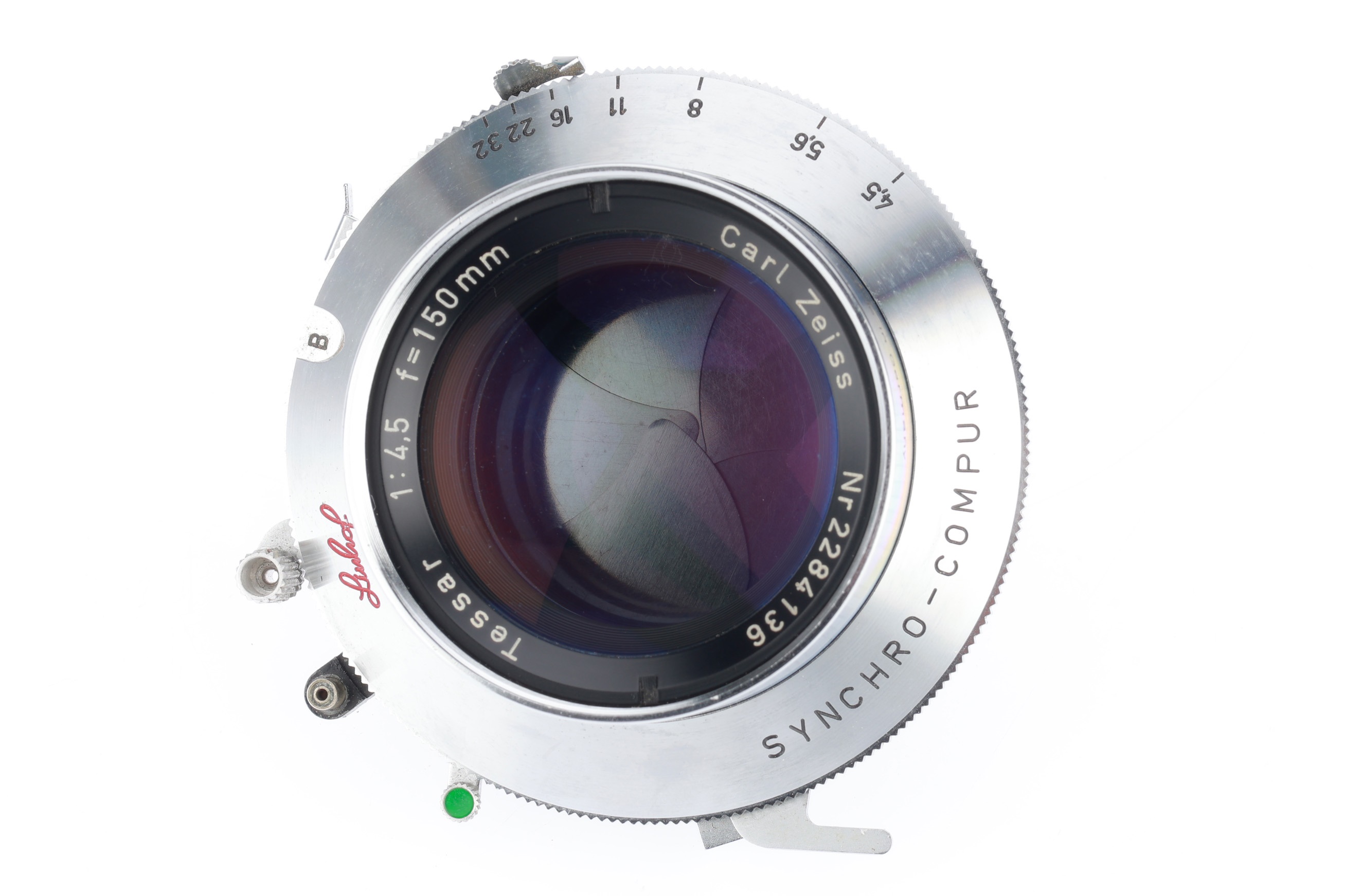 Lot 283 - A Carl Zeiss Tessar f/4.5 150mm Large Format Lot 283 - A Carl Zeiss Tessar f/4.5 150mm Large Format