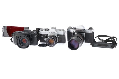 Lot 196 - A Group of 35mm SLR Cameras