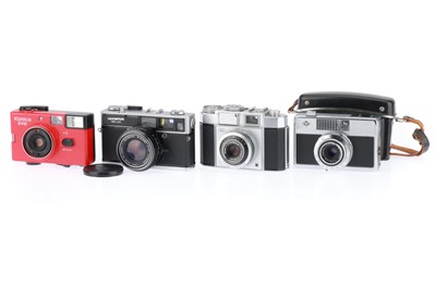 Lot 198 - A Group of Compact 35mm Cameras