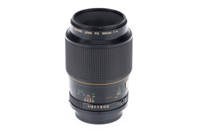 Lot 265 - A Canon FD f/4 100mm Macro Lens