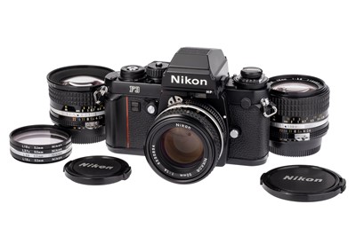 Lot 157 - A Nikon F3 HP SLR Camera Outfit