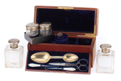 Lot 397 - A Small Victorian Travelling Medicine Chest