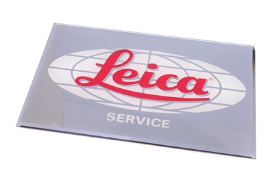 Lot 190 - A Leica Service Mirrored Sign