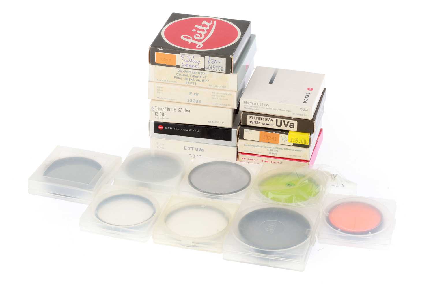 Lot 31 - A Selection of Leica Circular Camera Filters,