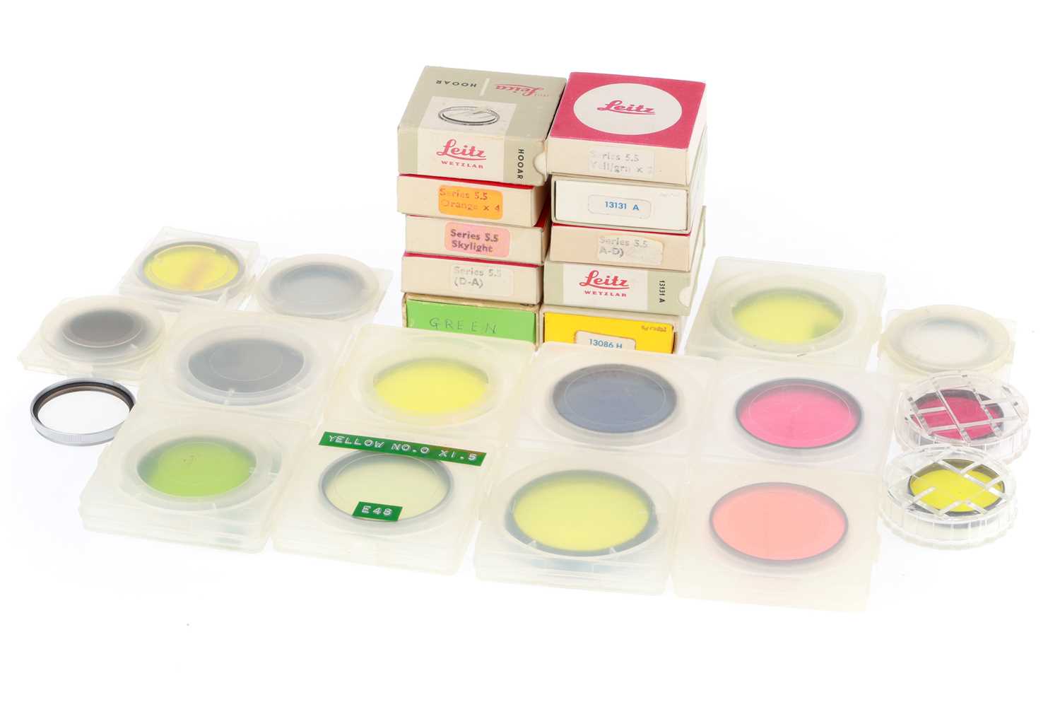 Lot 32 - A Selection of Leica Circular Camera Filters,